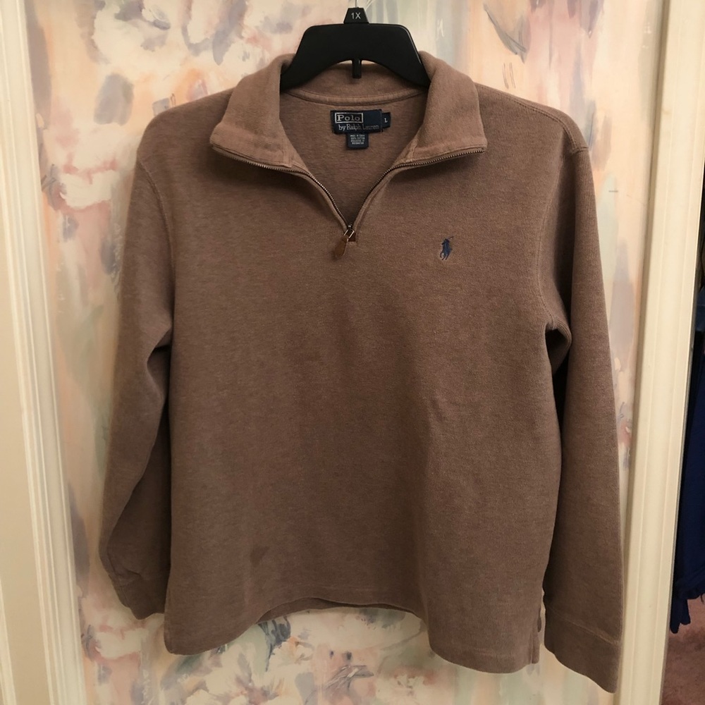 Polo by Ralph Lauren, brown, quarter zip